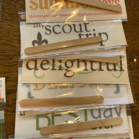 Scrapbooking Rub On Word Transfer Titles Crafting Bundle - Picture 3 of 8